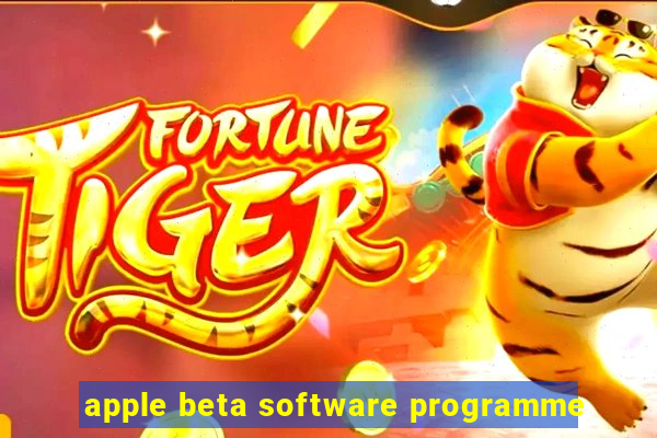 apple beta software programme